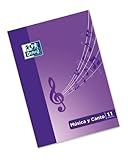 modelos/colores aleatorios Oxford 288364 - Cuaderno de música, modelos/colores aleatorios