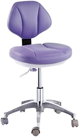 YOHOSO Portable Micro Fiber Leather Dentist Chair Doctor's Stool Mobile Chair Height Adjustment
