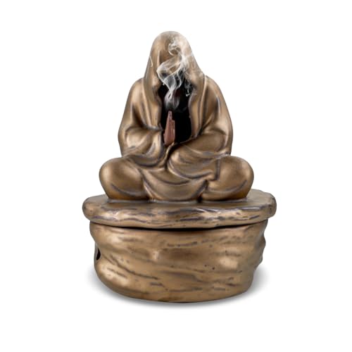Xiholeruf CERAMIC CONE INCENSE HOLDER Buddha Statue Incense Burner Holder thumb #6
