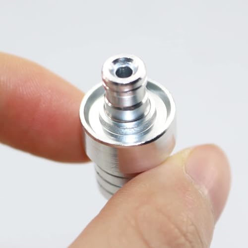 Image of PRO BAT 10 Pack One Way ATV Dirt Bike Fuel Tank Cap Gas Cap Tube Vent Breather for Dirt Bike All Quads Off-road Motorcycle PW50 PW80 TW200 CRF XR CR, Black&Silver