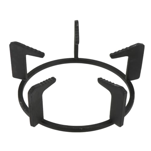 jojofuny Support de Wok en Fonte 5 Branches Antidérapant, Anneau pour Casserole sur Gaz, Accessoire pour Casseroles sur Plaque de Cuisson