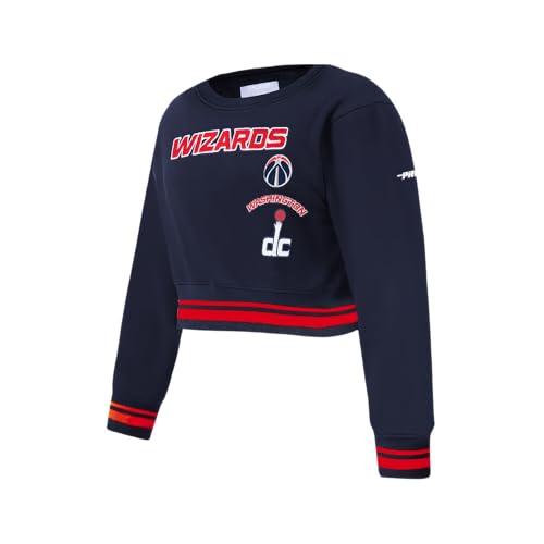 Image of Pro Standard Big Girls NBA Retro Classics Fleece Crewneck Sweatshirt