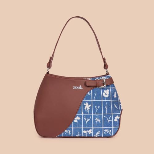 Image of ZOUK Ira Handbag | Stylish Women's Handbag | Luxury Shoulder Bag for Women | Trendy | Fancy Ladies Handbags | Small Purse for Events | Water-Resistant