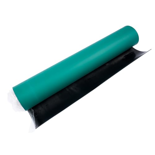 Image of 23.6 inch x 118 inch ESD Anti-Static Mat Roll 0.08 inch Thick ESD Soldering Mat Large High Temperature Workbench Mat Anti Static Desktop Mat Green