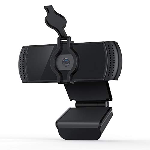 BOIFUN 1080P Webcam with Microphone, PC Laptop Desktop USB 2.0 Full HD Web Camera for Video Calling, Studying, Conference, Recording, Gaming, support for Mac IOS, Windows, Chrome OS, Linux, Android