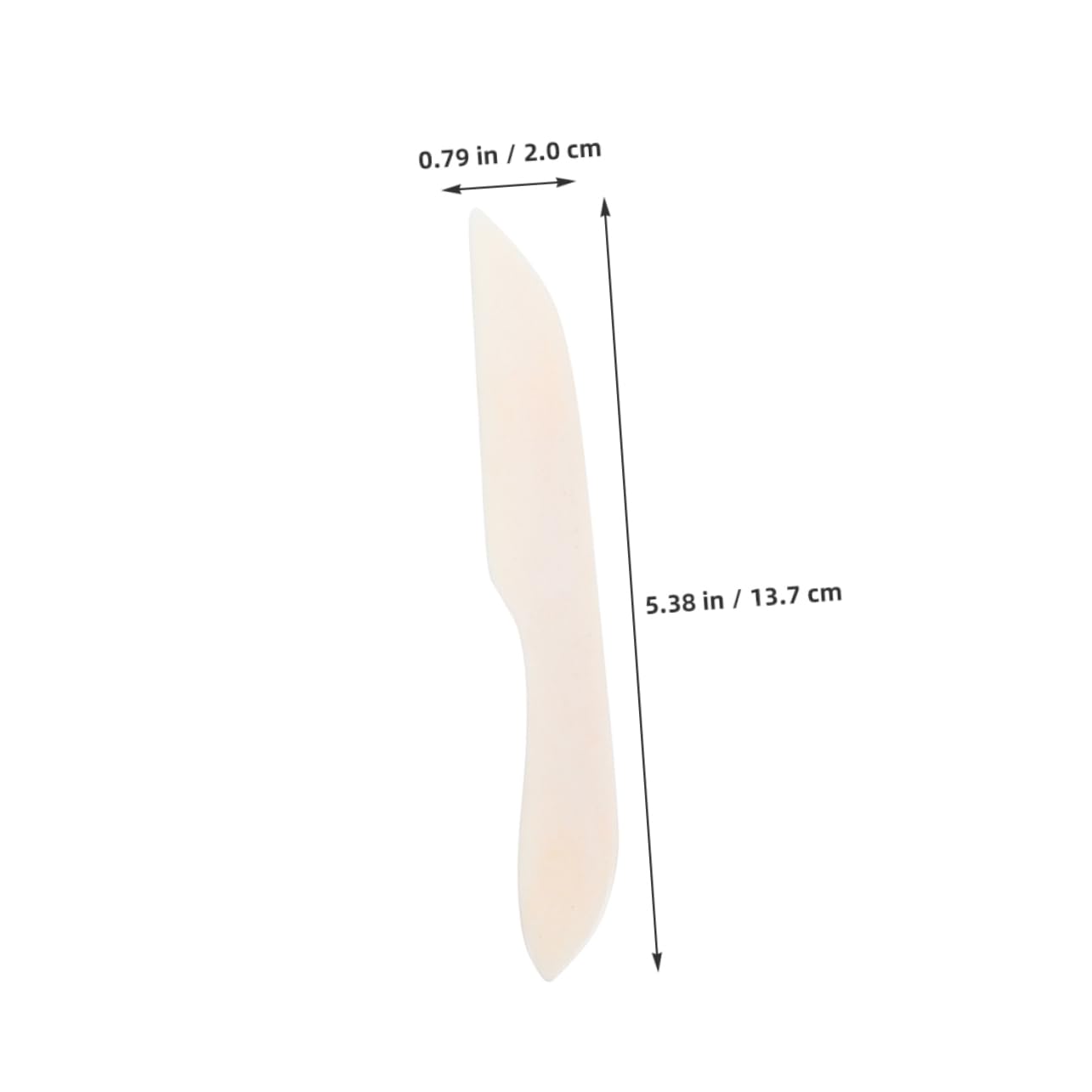 DOITOOL Efficient Clay Cutting Tool 2pcs Bone Folder Multipurpose Craft Scorer for Bookbinding DIY Projects