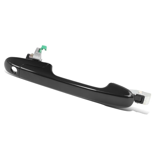 Auto Dynasty Factory Style Front Exterior Car Door Handle Cover with Keyhole Compatible with Honda Accord Sedan 4-Door 2003-2007, Passenger Right Side, Smooth Black