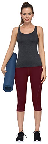Image of Fengbay High Waist Yoga Pants, Pocket Yoga Pants Tummy Control Workout Running 4 Way Stretch Yoga Leggings