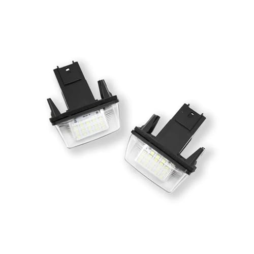Luz de placa matrícula para Citroen C3 C4 para evitar multas
