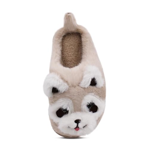 Image of VRITRAZ Women's Comfort Slip On Closed Toe Warm Winter House Clog Indoor Slipper with Cute Print and Degins