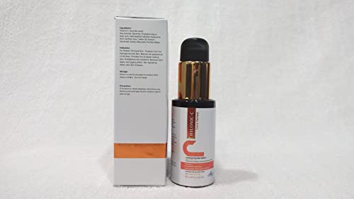 Image of ORION HILONIC-C FACE SERUM VITAMIN C 20% KOJIC ACID 1% FERULIC ACID 0.5% Hyaluronic Acid for Skin regeneration Boost Skin Collagen Brighten Hydrate Plump Skin Anti Aging Wrinkle Facial Serum (50ML)