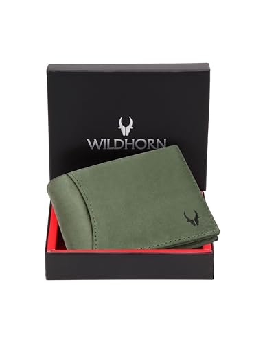 WildHorn Wildhorn India Oliver Green Leather Men's Wallet (WH7311GREEN)