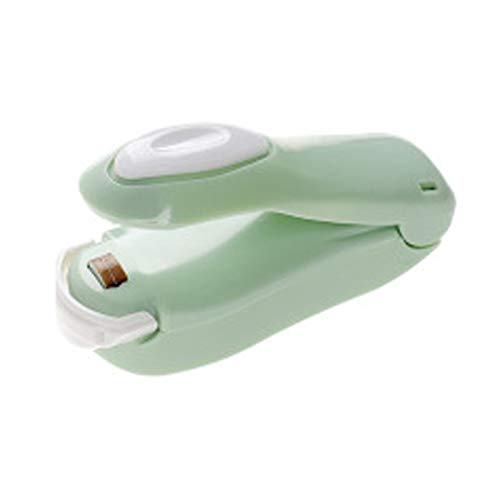 CAISYE Mini Scellant Thermique Portatif pour Aliments, en Plastique 2 1, à Main Et Coupeur Le Stockage des Rescellateur De Sacs Aliments Plastique,M Cover