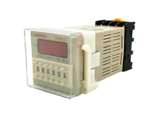 Relais temporisé numérique DH48S-S avec double minuterie et affichage LED