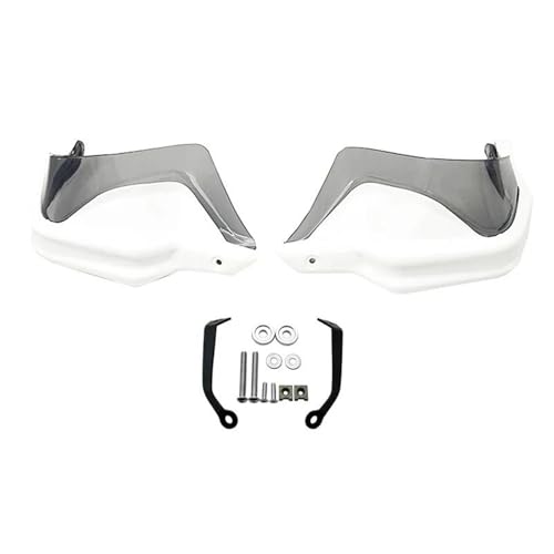Protège mains CFMOTO 700MT 2024 bouclier de levier blanc et titane