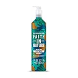 Faith In Nature - Natural Body Wash Aluminium Bottle - Vegan & Cruelty Free, No SLS or Parabens - 500ml, Coconut