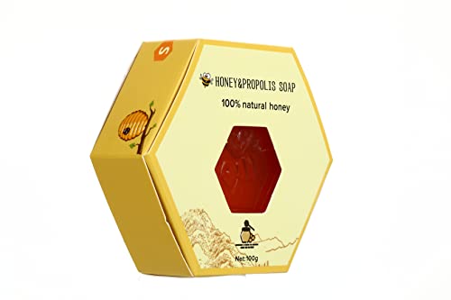 Juliesack Natural Handmade Savon Honey Soap Bar 100g, With Honey, Jojoba Oil, Almond Oil - Image 2