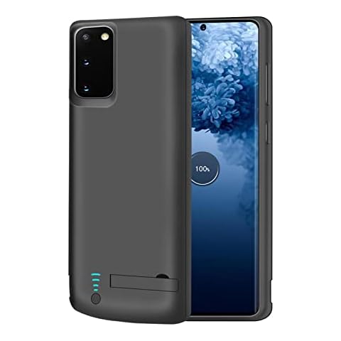 RUNSY Battery Case for Samsung Galaxy S20 5G, 5000mAh Rechargeable Extended Battery Charging Charger Case, Add 105% Extra Juice, NOT Compatible with Galaxy S20 FE (6.2 inch) Cover