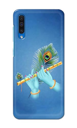 Image of PRINTFIDAA Printed Hard Back Cover Case for Samsung Galaxy A50 | A50s | Samsung Galaxy A30s Back Cover (Flute in Krishna Hands) -112