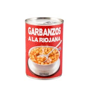 Garbanzos a la riojana Hacendado Bote 420 g Pack 2