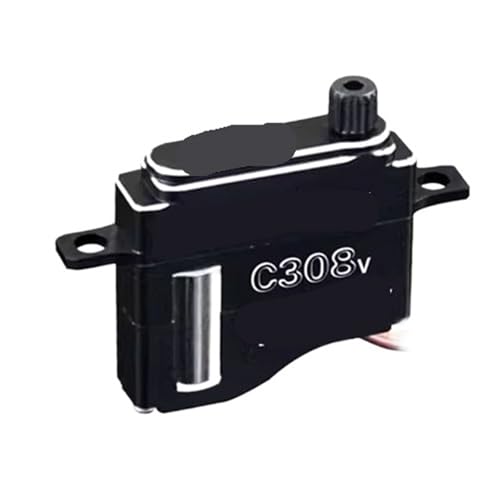 Servomoteur d'aile numérique C308 ultra précis à pignons métal