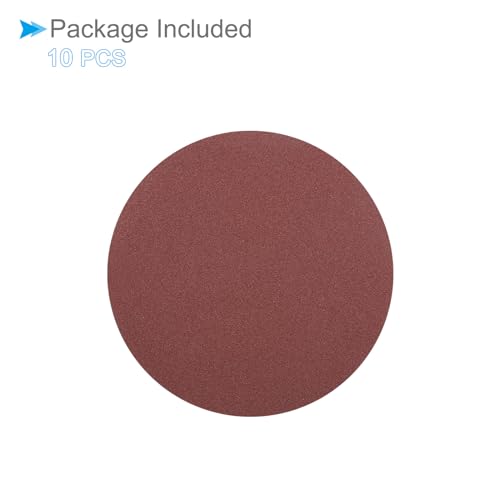 CoCud PSA Schleifscheiben, Durchmesser 5 Zoll, Körnung 150, selbstklebendes Schleifpapier - (Anwendungen: für Holz- und Metallbearbeitung), 10 Stück