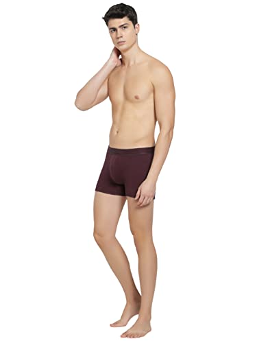 Image of Jockey 1015 Men's Super Combed Cotton Rib Solid Trunk with Stay Fresh Properties