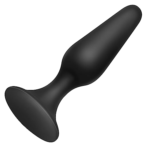 Dukeston Pequeño Plug Anales Mujer, Plug Anal Hombres Con Ventosa, Silicona Negro Dukeston Pequeño Plug Anales Mujer, Plug Anal Hombres Con Ventosa, Silicona Negro