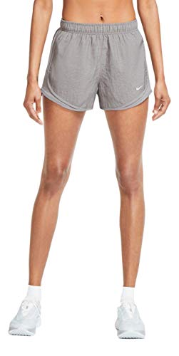 Nike dry women's tempo dri-fit running shorts (gunsmoke heather/w…