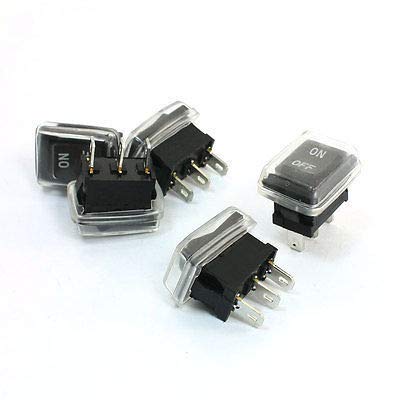 Commutateur monté sur panneau 6A 250V avec 3 broches pour une connexion électrique stable