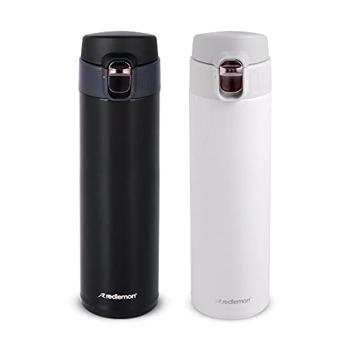 Catálogo para Comprar On-line Termos ecko . 43 Redlemon Termo para Café de Acero Inoxidable 420 ml (2 Piezas). Set de 2 Vasos Térmicos de Doble Pared con Tapa Hermética, Bebidas Calientes Más de 5 Horas y Frías 6 Horas....