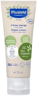 Mustela Creme Preventivo De Assaduras Bio 75Ml - Pomada Antiassad...