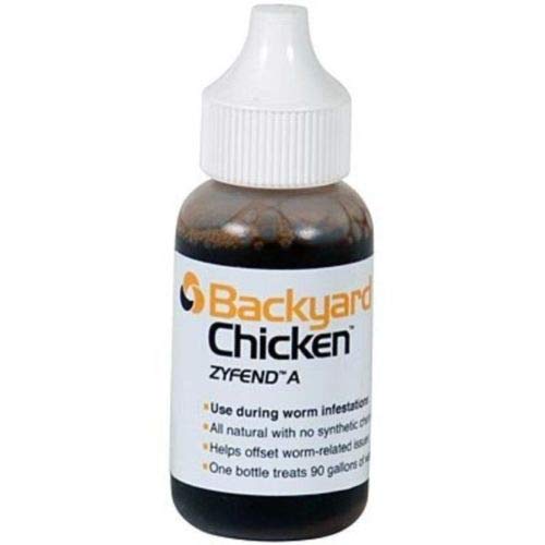 Natural Dewormer Backyard Chicken Zyfend A Poultry Parasite Remedy -Treats 90Gal