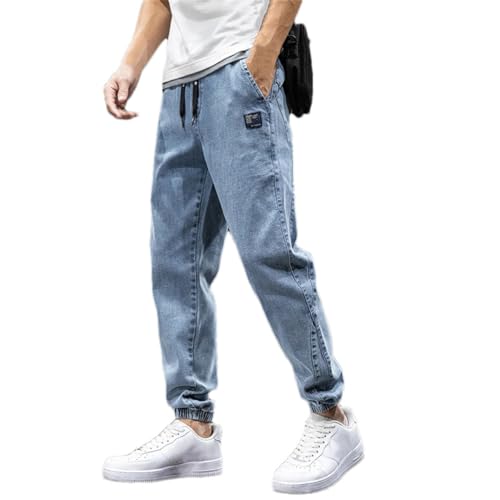 Men's Streetwear Cargo Jeans Jogger Style Harem Denim Pants Loose Fit Plus Size Spring Summer - Main Image
