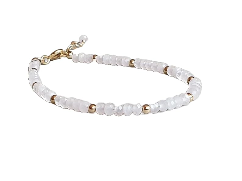 Bracelet en quartz facetté et argent 925, l'excellence de la joaillerie fine minimaliste