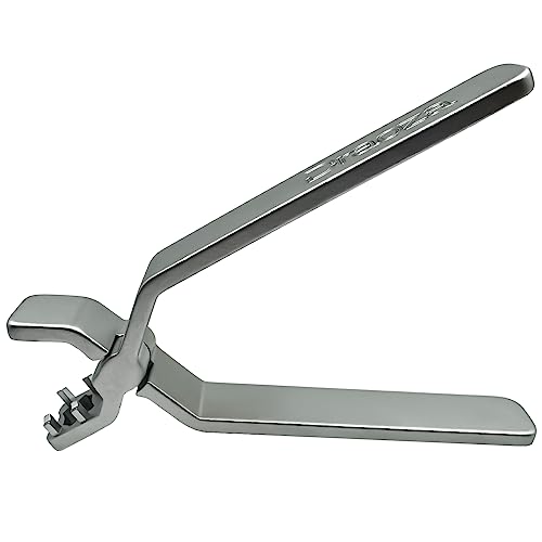 Zjmehty Draoza, apri interruttori per tastiera meccanica con 4 fibbie, strumento di ricambio fai da te (argento, 4 fibbie)