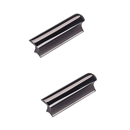 Levemolo 2pcs Chromed Brass Tonebar Electric Guitar Slide Bar Hawaii Guitar Lap Slide Bar Stick