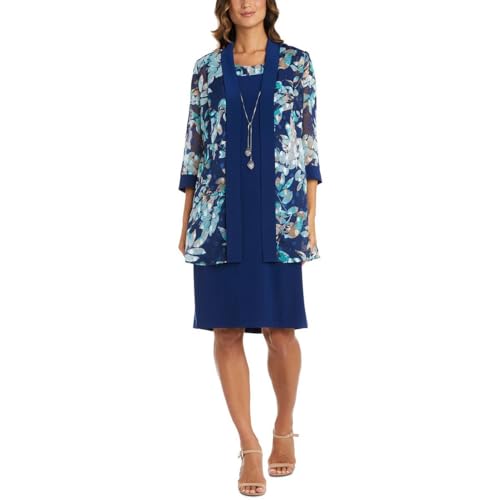 Image of R&M Richards Women's Noir Elegance Formal Dress Set