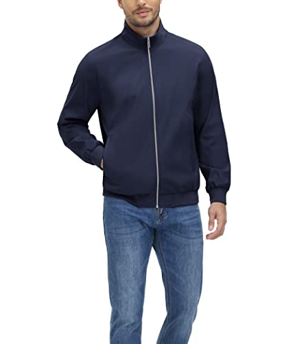 Image of MAGCOMSEN Men's Lightweight Jackets Full Zip Up Laydown Collar Jacket Light Work Windbreaker with Zip Pockets