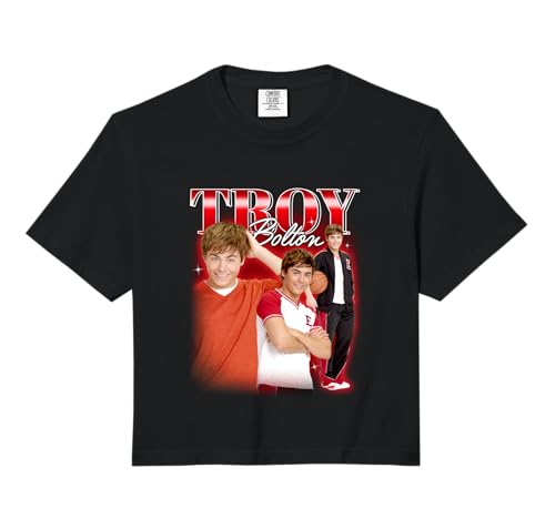 Disney High School Musical The Series Troy Bolton Collage Comfort Colors Crop Top