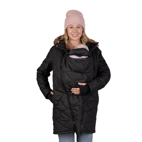 Viva la Mama – Warmer gesteppter Tragemantel für Babytragen...