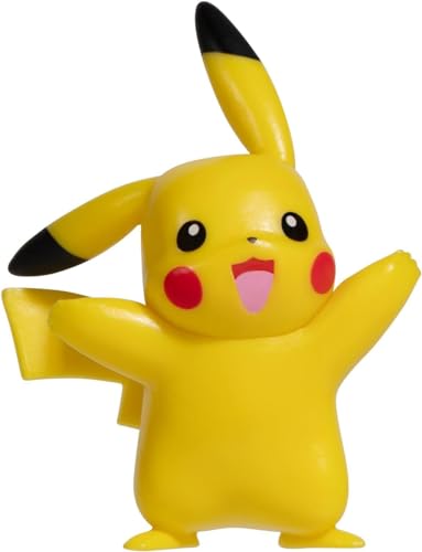 Image of Pokemon Pikachu Clip 'N' Go Belt Set - 2-Inch Pikachu Battle Figure with Clip 'N' Go Belt Plus Poke and Level Ball Accessories