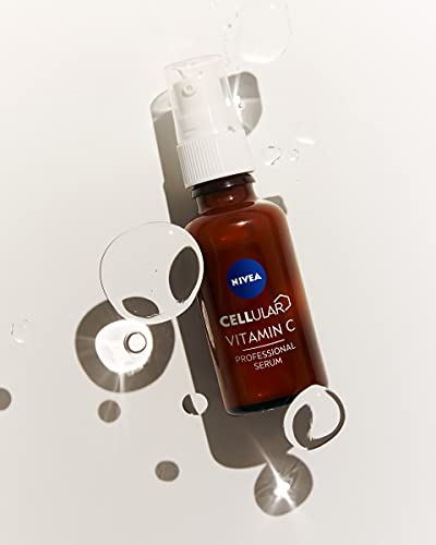 NIVEA Cellular Professional Serum Vitamin C (30 ml), feuchtigkeitsspendendes Vitamin C Serum, Anti Falten Serum für… - Image 8
