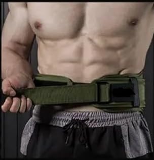 X K I N G Z- Powerlifting Belt for Men Exercise Belt, Gym Lifting Belt for Back support,Gym Belt for Men Workout Deadlift Belt (GREEN, M)