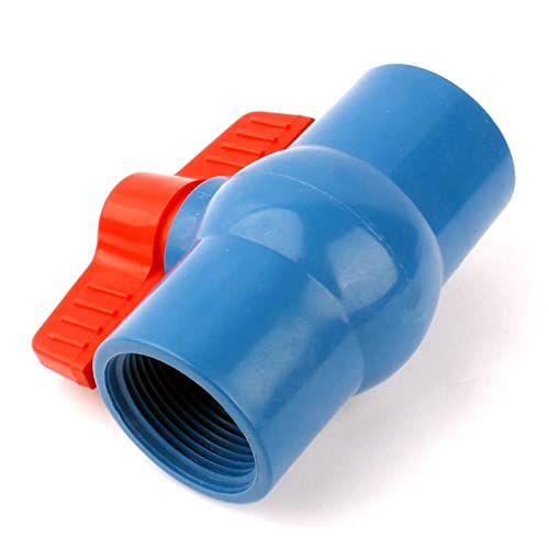Válvula de bola de PVC de 40mm con paso recto hembra para sistemas de riego 6
