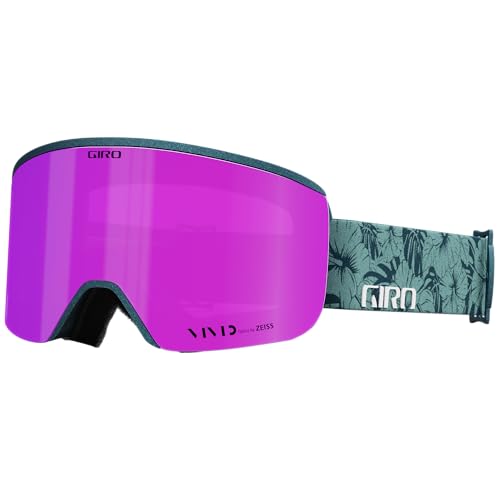 Image of Giro Ella Women's Snow Goggle - Mineral Botanical Strap with VIVID Pink /VIVID Infrared Lenses