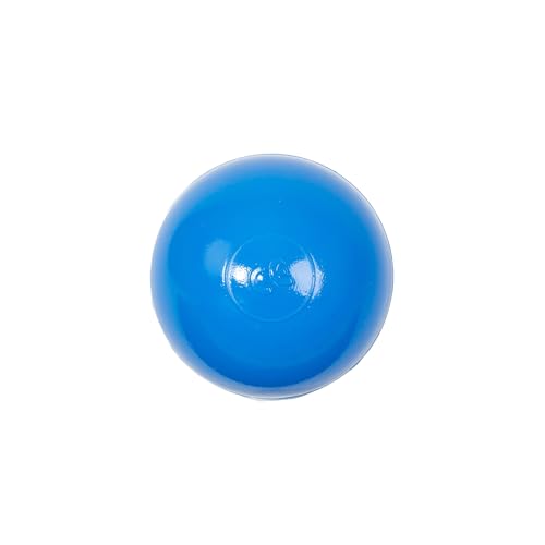 H&F Heimtextilien 100 Bälle für Bällebad Ø 6 cm – Blau Plastikbälle für Kinder & Babys – Weiche & langlebige Spielbälle – BPA-frei & schadstofffrei – Perfekt für Spielzelt, Hüpfburg & Garten