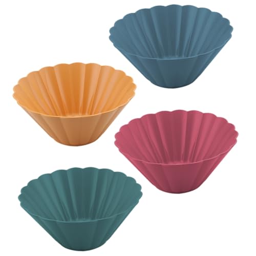 CONGARTENO 4pezzi Ciotole Per Dessert e Smoothie Ciotole Per e Snack Colori Facili e Pratiche Per