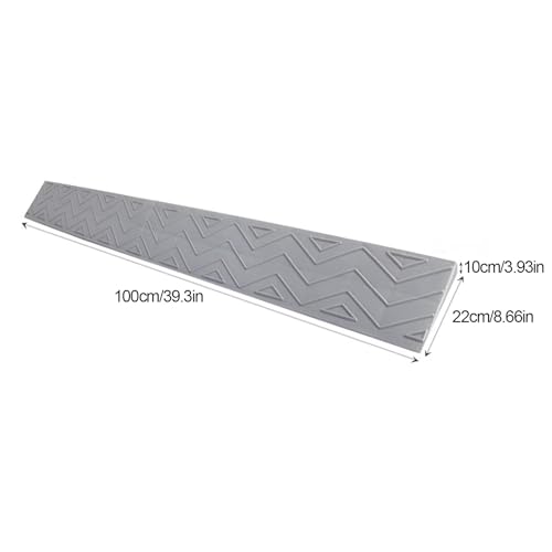 Rampa para silla de ruedas, 100x22x10 cm, amarilla miniatura 7