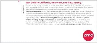 10 AMC Theatre Yellow Movie Tickets (SAVE 25!)